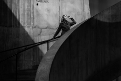 "Between Shadow and Stone" – Highlighting the contrast of darkness and architecture. "Brutalist Elegance" – A nod to the architectural aesthetic. CGPT - This is a compelling and well-executed photograph, worthy of high marks in a UK photography salon. It demonstrates strong compositional awareness, an excellent use of light, and an evocative mood. Depending on the level of competition, this image could be a contender for awards or commendations. PC JHC. Cheltenham '25 Accept 11/11. Not accepted London '25. Reject Indian Photo Meet '25 score 9. 5th Midland Mono '25 Accept 13. Reject Edinburgh '26.